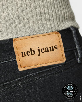 Etiqueta De Cuero Genuino Para Jeans