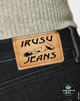 Etiqueta De Cuero Genuino Para Jeans