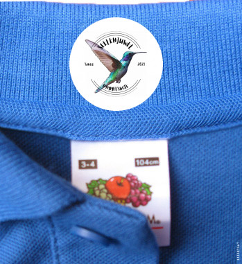 48 Etiquetas Planchables para ropa | Etiquetas Termoadhesivas para ropa