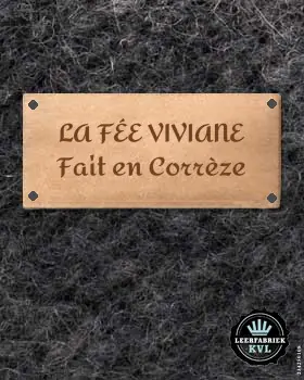 Etiquetas De Cuero Para Ropa
